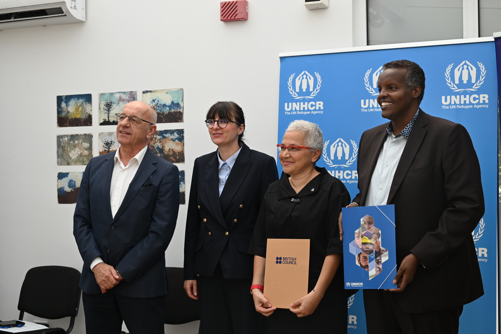 The State Institute for Culture Hosted an Event, organised in partnership with the UN Refugee Agency and the British Council